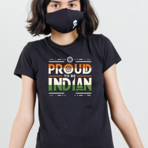 Proud to be Indian Crew Neck T-Shirt for kids