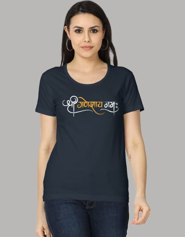 श्री गणेशाय नमः Tshirt for WOMEN - Image 3
