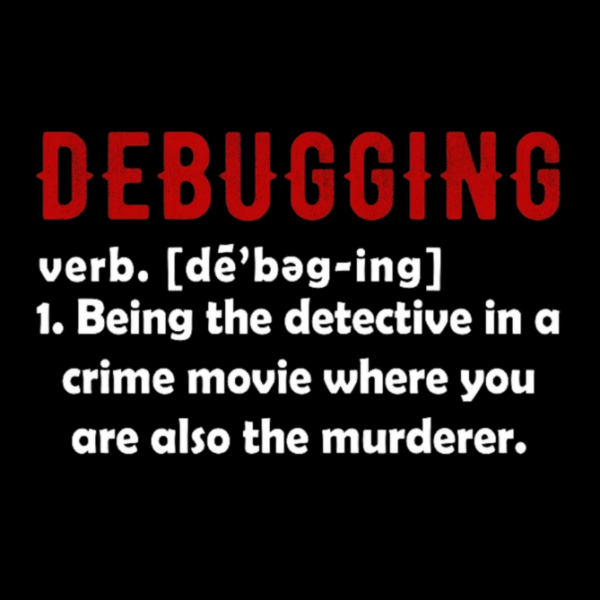 Debugging funny tshirt for men