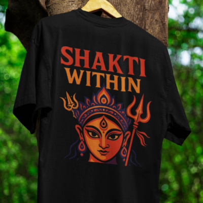 shakti within tshirt for navratri