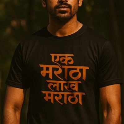 ek maratha lakh maratha tshirt ek maratha lakh maratha tshirt