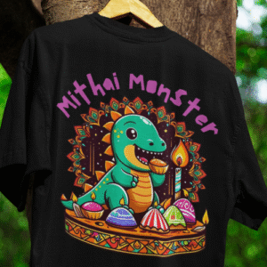 Mithai Monster diwali themed tshirt