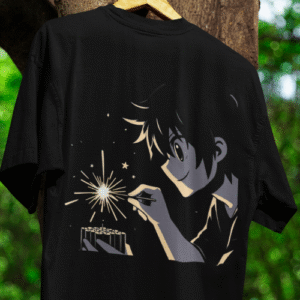 diwali themed anime tshirt