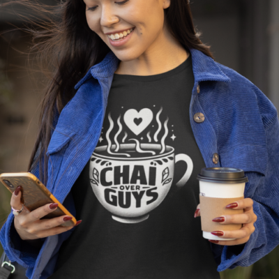 chai over guys t-shirt