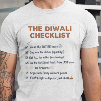 diwali checklist tshirt diwali checklist tshirt