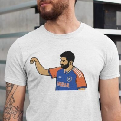 Bumrah plane crash tshirt