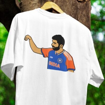 Bumrah plane crash tshirt