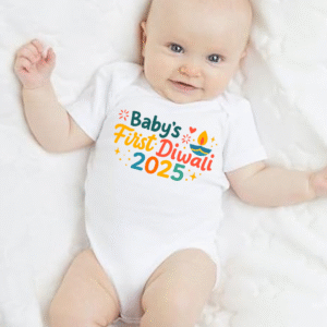 babys first diwali romper