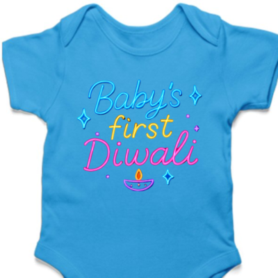 Babys First Diwali Kids Rompers