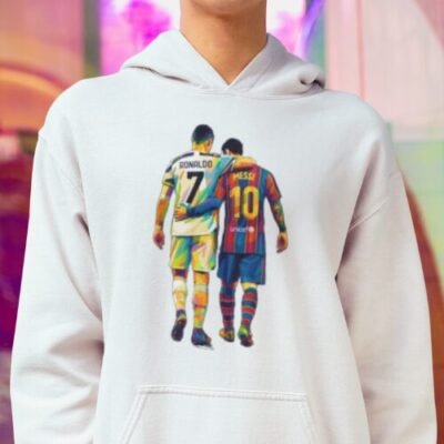 Messi And Ronaldo Unisex Hoodie