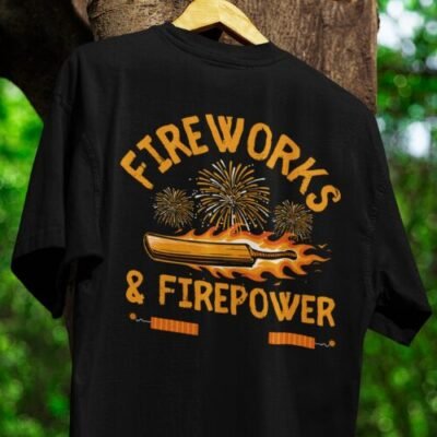 Fireworks and Firepower tshirt Fireworks and Firepower tshirt