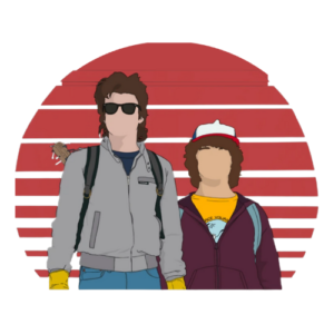 Steve and Dustin tshirt