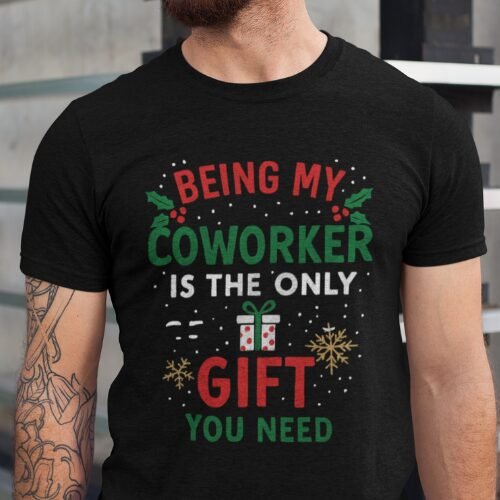 funny office christmas tshirt