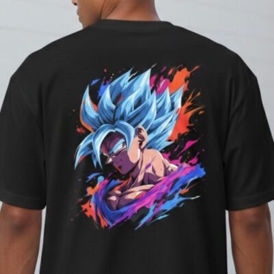 Super Saiyan Blue Oversized T-Shirt