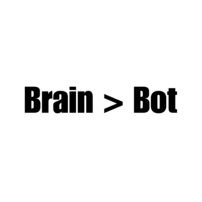 brain over bot tshirt brain over bot tshirt