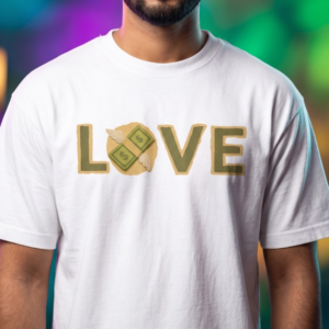 love money oversized tshirt