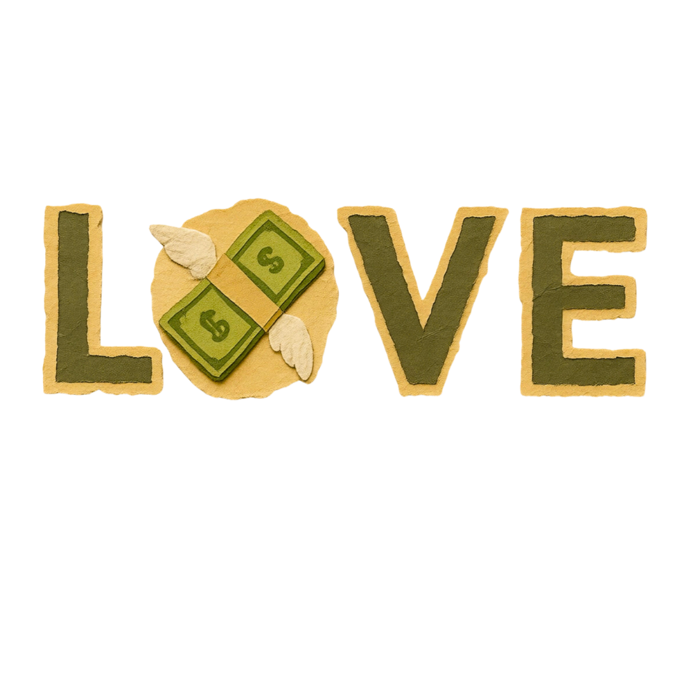 love money oversized tshirt