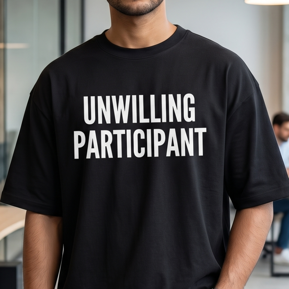 Unwilling Participant Oversized T-Shirt Unwilling Participant Oversized T-Shirt