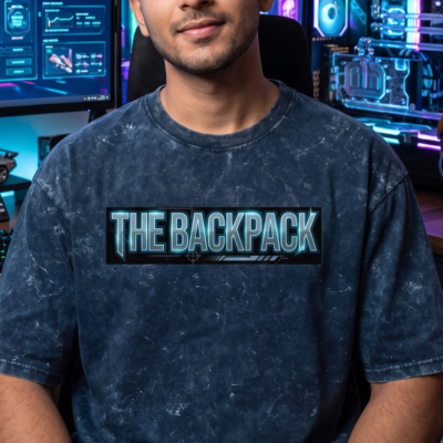 THE backpack gamer tshirt THE backpack gamer tshirt