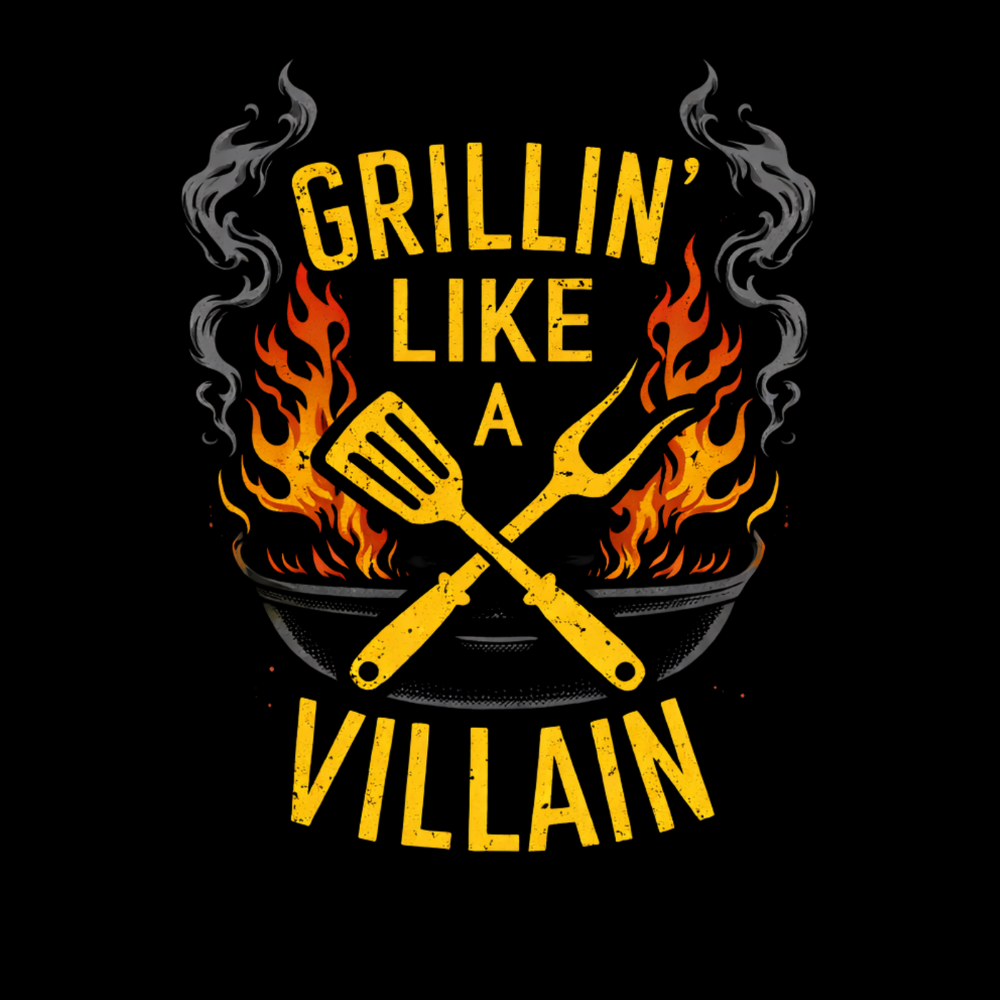 grilling like a villain tshirt grilling like a villain tshirt
