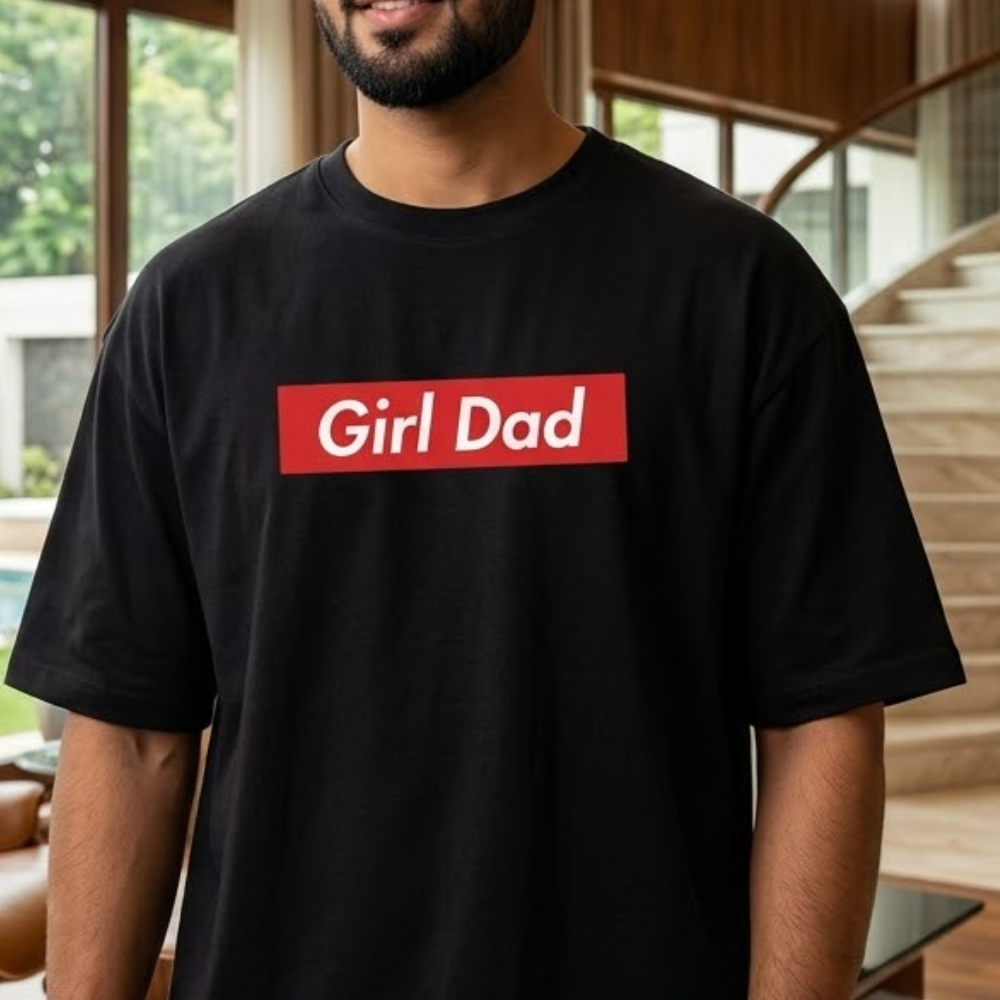 girl dad oversized tshirt girl dad oversized tshirt
