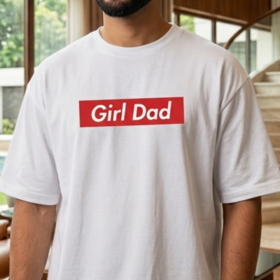 girl dad oversized tshirt girl dad oversized tshirt