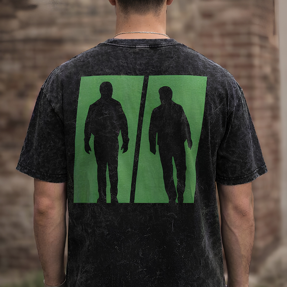 green lantern acid washed tshirt