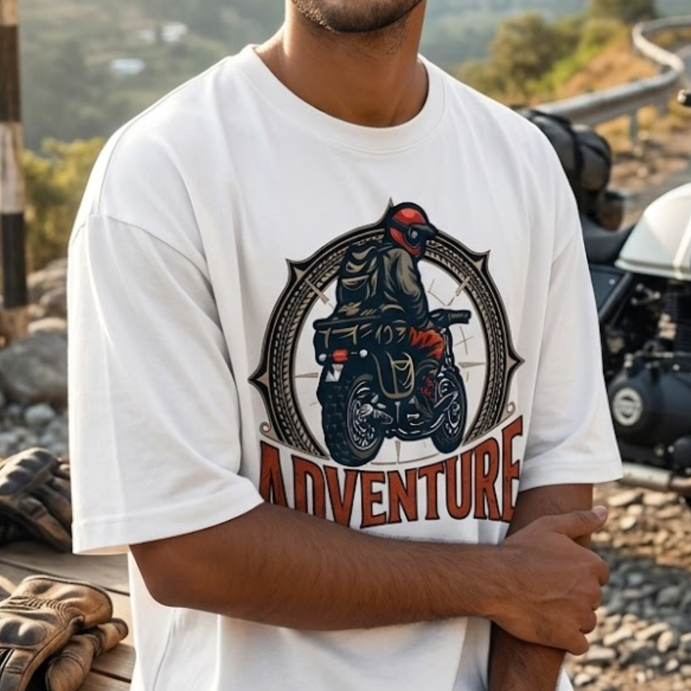 Adventure Rider – Motorcycle Journey Graphic Tee Adventure Rider – Motorcycle Journey Graphic Tee