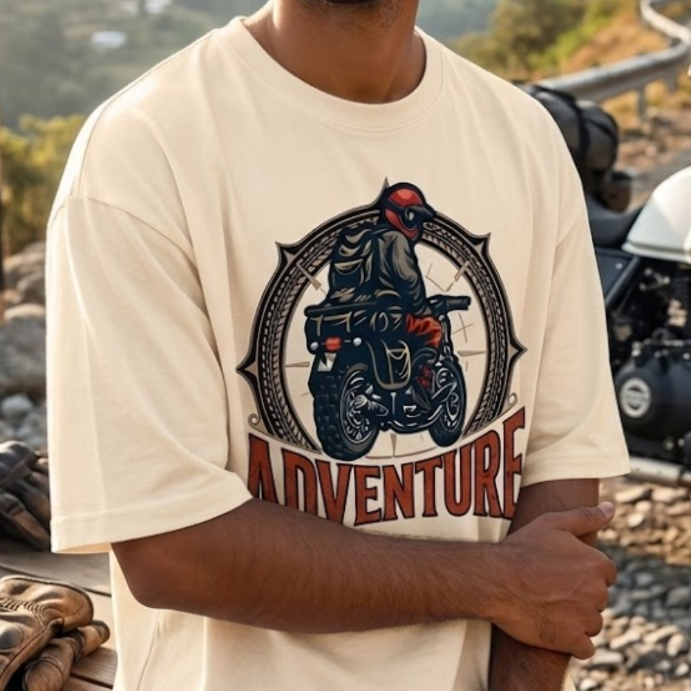Adventure Rider – Motorcycle Journey Graphic Tee Adventure Rider – Motorcycle Journey Graphic Tee