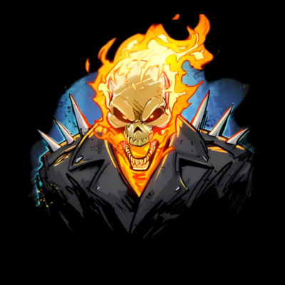 Ghost Rider Flame Skull – Biker Graphic Tee Ghost Rider Flame Skull – Biker Graphic Tee