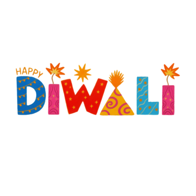 Kids Happy Diwali Colorful Firecracker Graphic T-Shirt