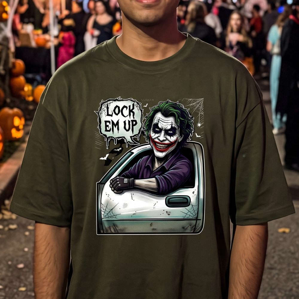 lock em up joker tshirt lock em up joker tshirt